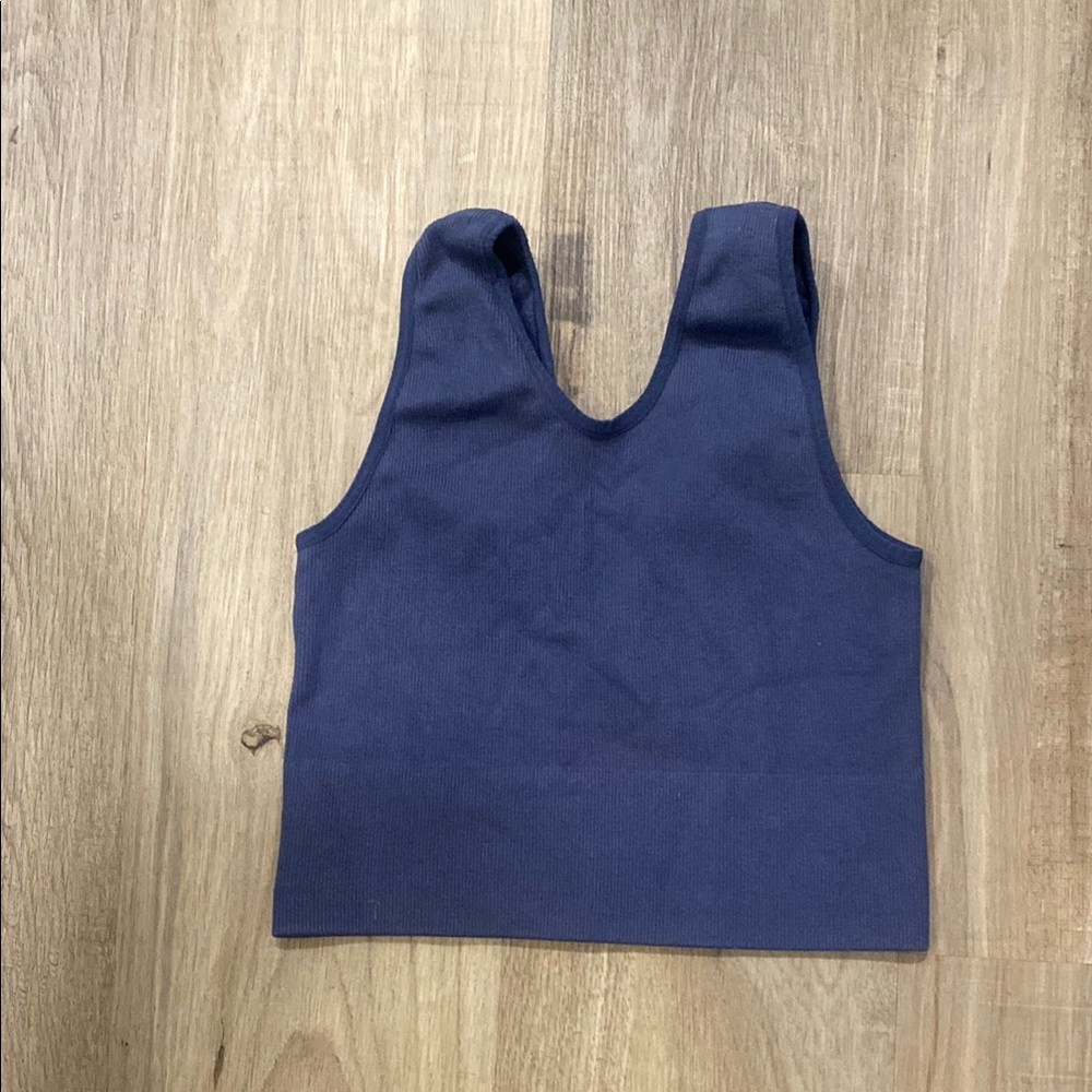 Blue Crop Top - Picture 3 of 3